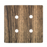 Placa p/ 4 Furos 4x4 - Novara Carvalho